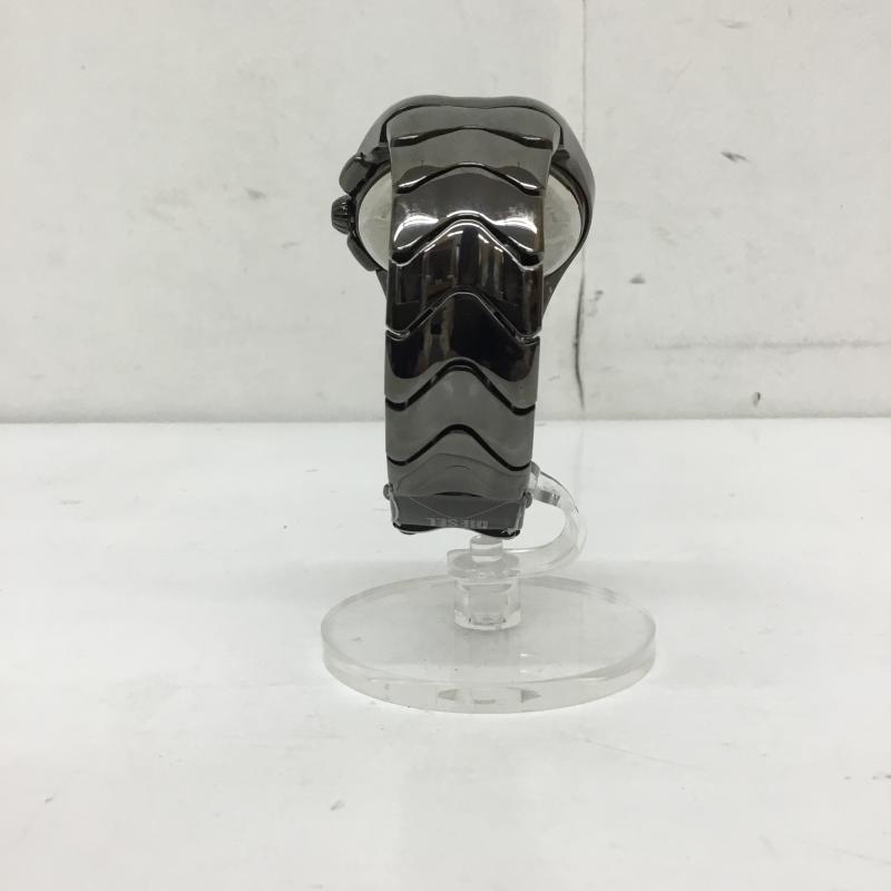 ディーゼル DIESEL 腕時計 アナログ（手巻き） DZ-4682 ロゴ、文字 黒 / ブラック / X 銀 / シルバー /  メンズ USED 古着 中古 10149986