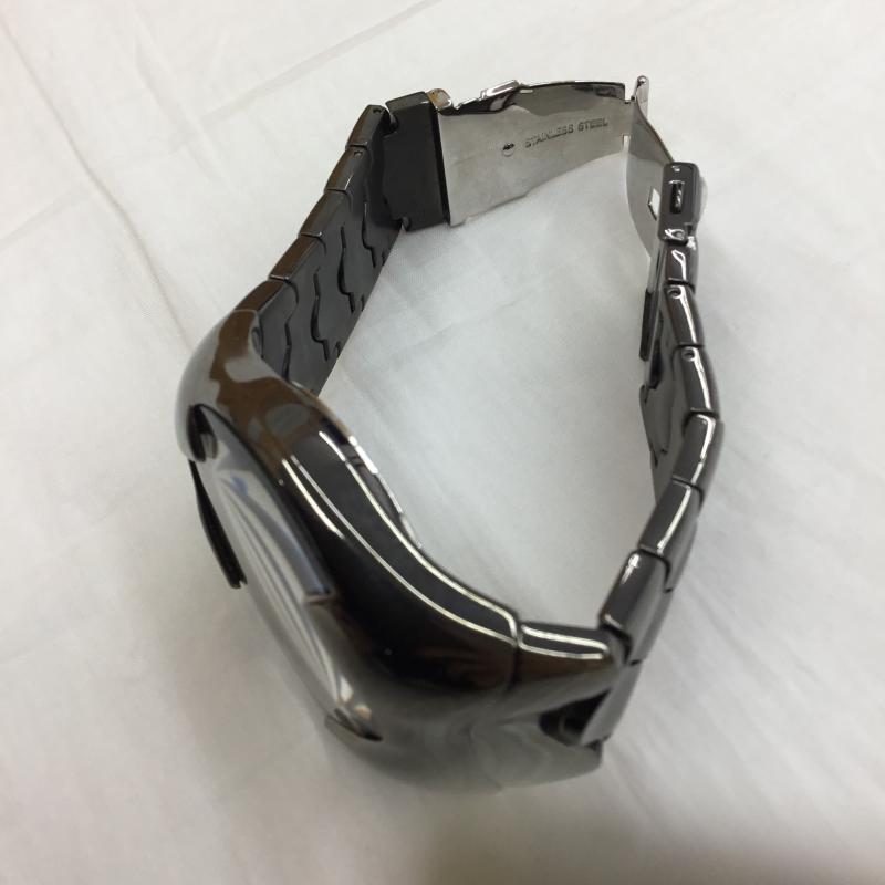 ディーゼル DIESEL 腕時計 アナログ（手巻き） DZ-4682 ロゴ、文字 黒 / ブラック / X 銀 / シルバー /  メンズ USED 古着 中古 10149986