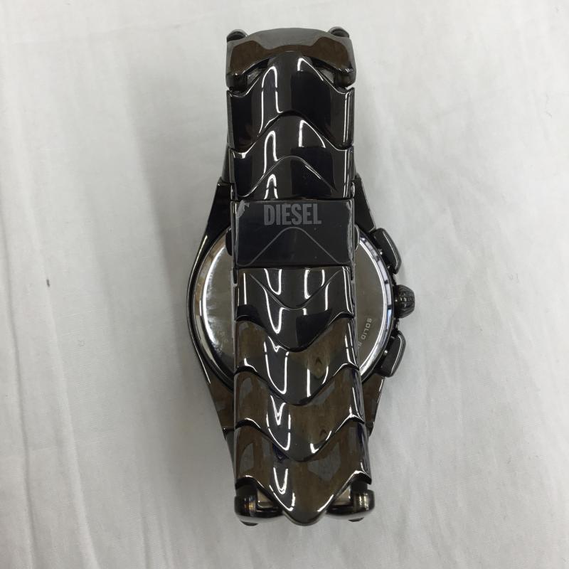ディーゼル DIESEL 腕時計 アナログ（手巻き） DZ-4682 ロゴ、文字 黒 / ブラック / X 銀 / シルバー /  メンズ USED 古着 中古 10149986