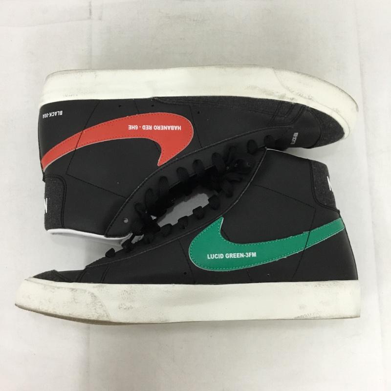 ナイキ NIKE スニーカー スニーカー DA2142-046 WMNS BLAZER MID 77 29cm 29.0cm ロゴ、文字 黒 / ブラック / X 赤 / レッド / X 黄 / イエロー / X 緑 / グリーン / X 青 / ブルー /  メンズ USED 古着 中古 10149997
