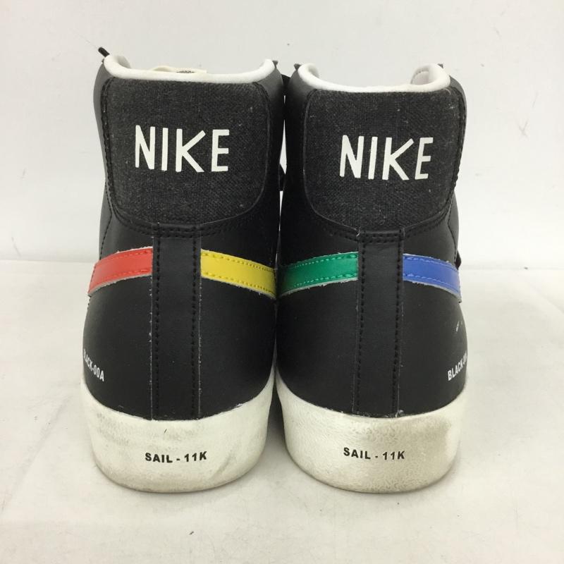 ナイキ NIKE スニーカー スニーカー DA2142-046 WMNS BLAZER MID 77 29cm 29.0cm ロゴ、文字 黒 / ブラック / X 赤 / レッド / X 黄 / イエロー / X 緑 / グリーン / X 青 / ブルー /  メンズ USED 古着 中古 10149997