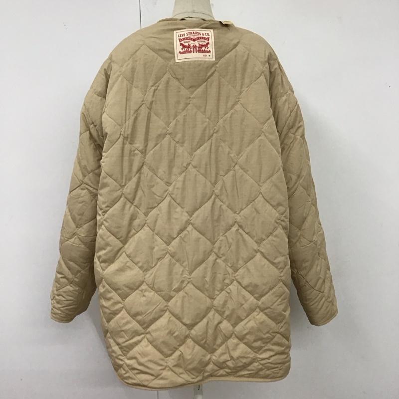 リーバイス Levi s ジャケット、上着 ジャケット、ブレザー pc9-a3259-0000 リバーシブル ボア M 無地 ベージュ / ベージュ / X 白 / ホワイト /  レディース USED 古着 中古 10119755