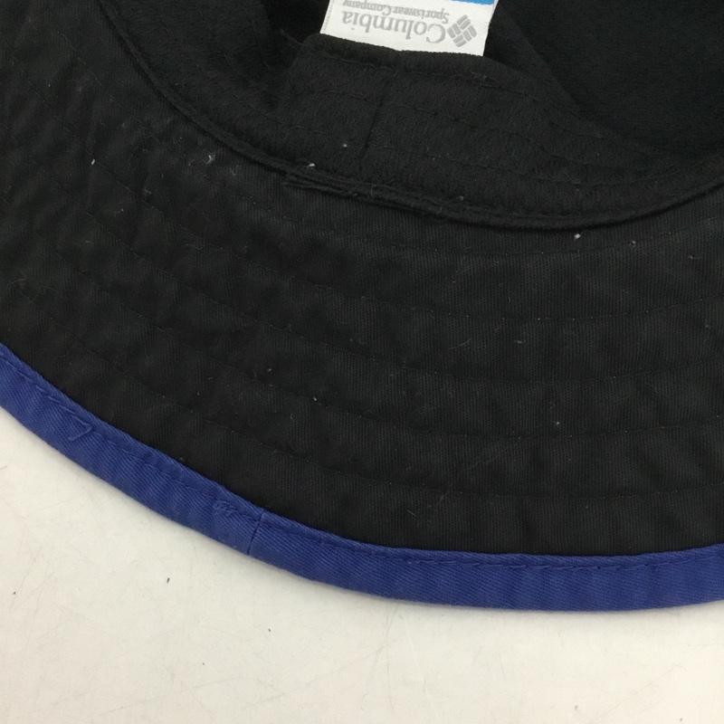 コロンビア Columbia 帽子 ハット 116 PU5179 サファリハット ロゴ、文字 青 / ブルー / X 緑 / グリーン /  メンズ USED 古着 中古 10150001