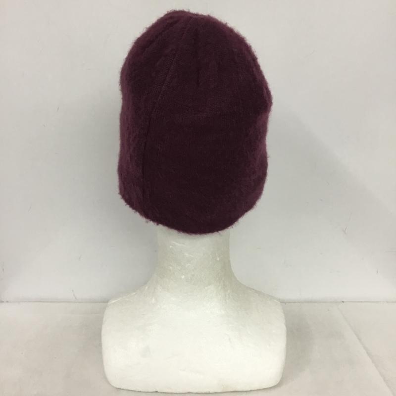 ステューシー STUSSY 帽子 ニット帽 SKULLCAP BRUSHED OUT STOCK BEANIE ビーニー ロゴ、文字 紫 / パープル /  メンズ USED 古着 中古 10150003
