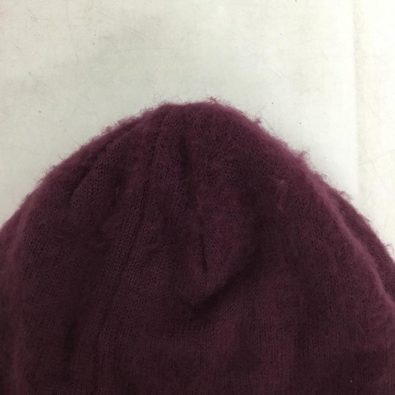 ステューシー STUSSY 帽子 ニット帽 SKULLCAP BRUSHED OUT STOCK BEANIE ビーニー ロゴ、文字 紫 / パープル /  メンズ USED 古着 中古 10150003