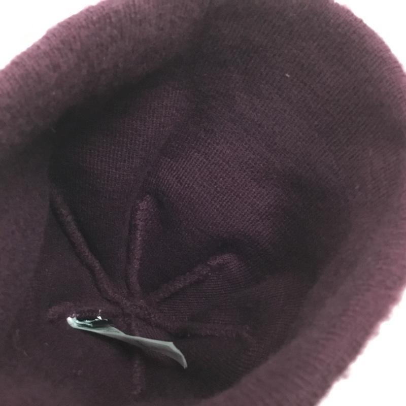 ステューシー STUSSY 帽子 ニット帽 SKULLCAP BRUSHED OUT STOCK BEANIE ビーニー ロゴ、文字 紫 / パープル /  メンズ USED 古着 中古 10150003