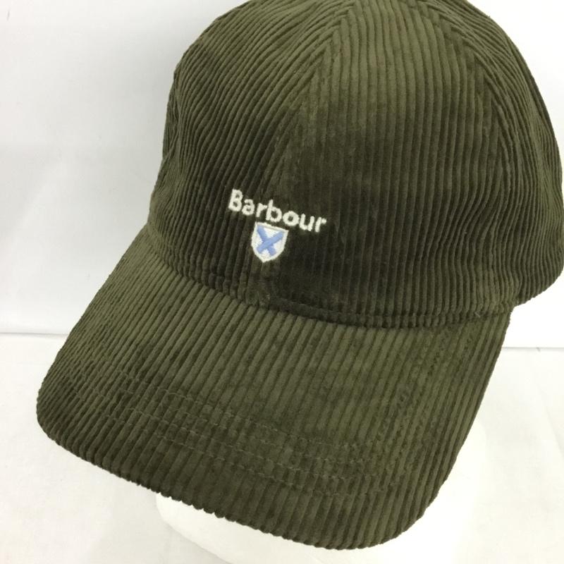 バーブァー Barbour 帽子 キャップ 252MHA0911 プレストン コード キャップ コーデュロイ ONE SIZE ロゴ、文字 カーキ / カーキ /  メンズ USED 古着 中古 10150012
