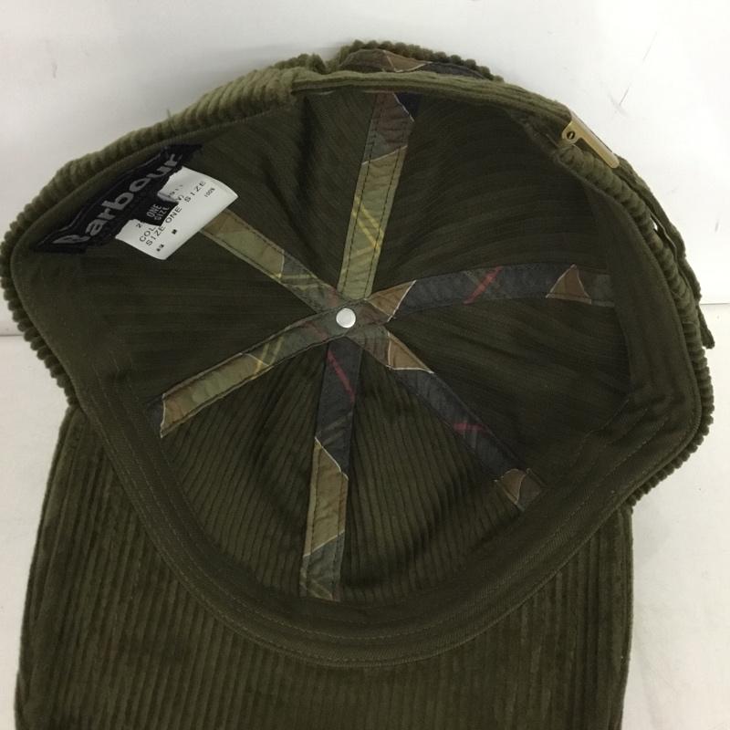 バーブァー Barbour 帽子 キャップ 252MHA0911 プレストン コード キャップ コーデュロイ ONE SIZE ロゴ、文字 カーキ / カーキ /  メンズ USED 古着 中古 10150012
