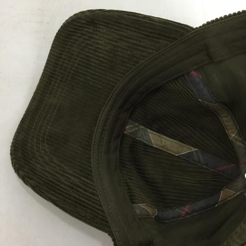 バーブァー Barbour 帽子 キャップ 252MHA0911 プレストン コード キャップ コーデュロイ ONE SIZE ロゴ、文字 カーキ / カーキ /  メンズ USED 古着 中古 10150012