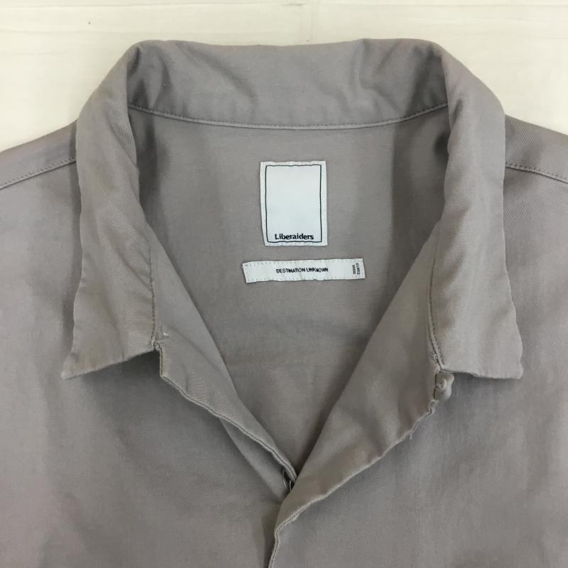 リベレイダース Liberaiders シャツ、ブラウス 長袖 CIRCLE ACID SHIRT XL プリント グレージュ / グレージュ /  メンズ USED 古着 中古 10150031