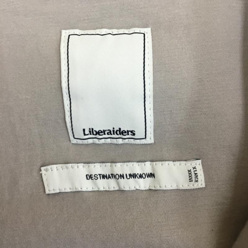 リベレイダース Liberaiders シャツ、ブラウス 長袖 CIRCLE ACID SHIRT XL プリント グレージュ / グレージュ /  メンズ USED 古着 中古 10150031
