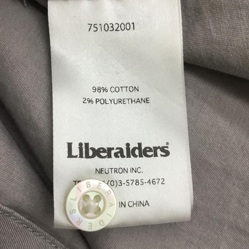 リベレイダース Liberaiders シャツ、ブラウス 長袖 CIRCLE ACID SHIRT XL プリント グレージュ / グレージュ /  メンズ USED 古着 中古 10150031