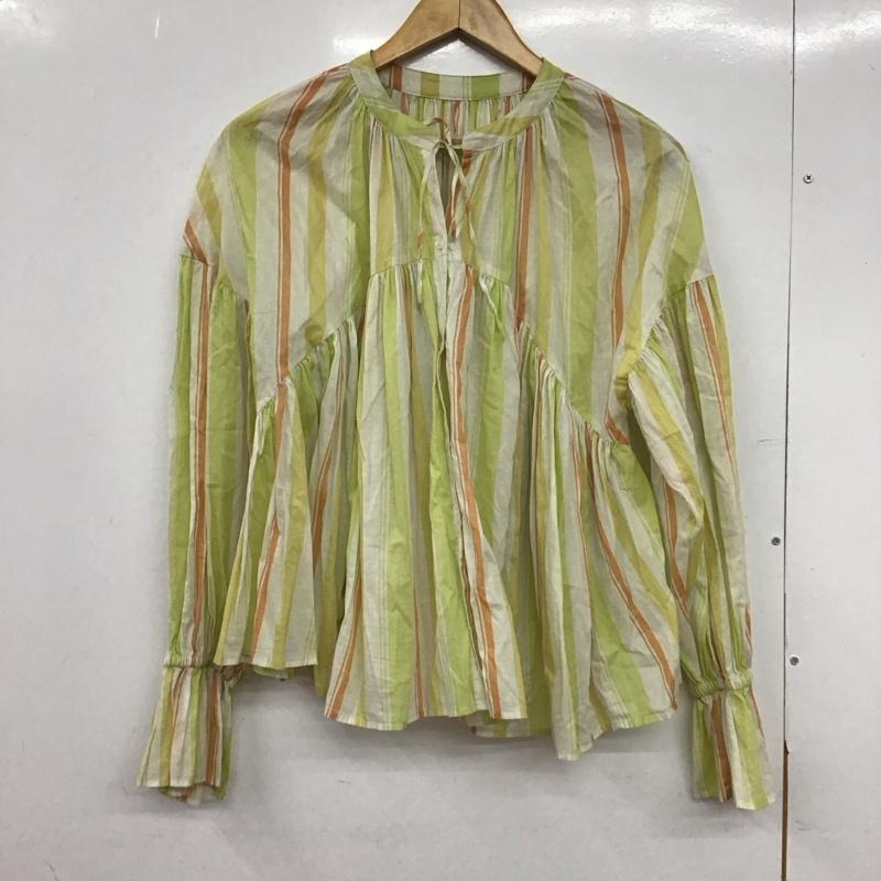 ローリーズファーム LOWRYS FARM シャツ、ブラウス 長袖 FREE ストライプ マルチカラー / マルチカラー /  レディース USED 古着 中古 10150035