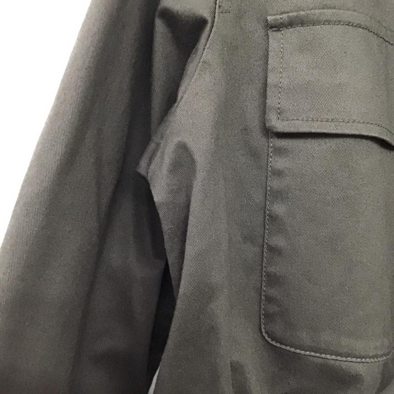 ユニクロ UNIQLO ジャケット、上着 ジャケット、ブレザー 211-465842 コットンブレンドドローストリングジャケット L 無地 ダークグレー / ダークグレー /  レディース USED 古着 中古 10150037
