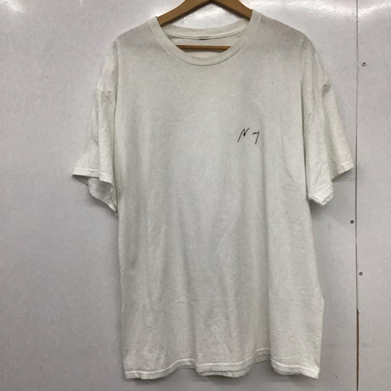 アンセルム ANCELLM Tシャツ 半袖 半袖カットソー プリントTシャツ クルーネックカットソー ロゴ、文字 白 / ホワイト /  メンズ USED 古着 中古 10150039