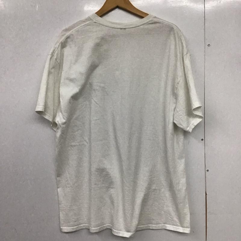 アンセルム ANCELLM Tシャツ 半袖 半袖カットソー プリントTシャツ クルーネックカットソー ロゴ、文字 白 / ホワイト /  メンズ USED 古着 中古 10150039