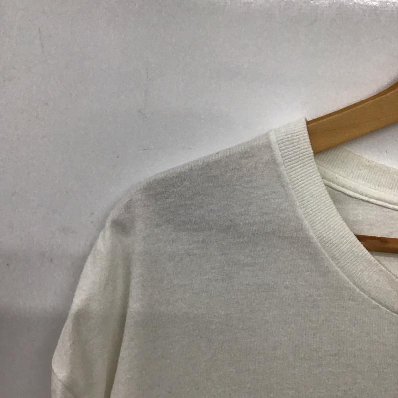 アンセルム ANCELLM Tシャツ 半袖 半袖カットソー プリントTシャツ クルーネックカットソー ロゴ、文字 白 / ホワイト /  メンズ USED 古着 中古 10150039