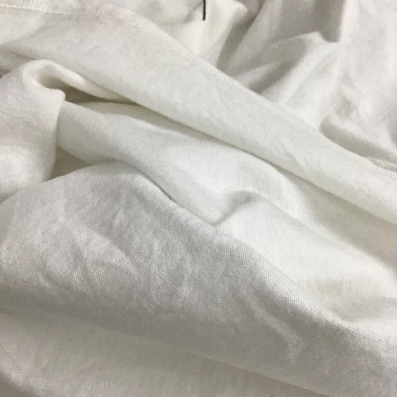 アンセルム ANCELLM Tシャツ 半袖 半袖カットソー プリントTシャツ クルーネックカットソー ロゴ、文字 白 / ホワイト /  メンズ USED 古着 中古 10150039