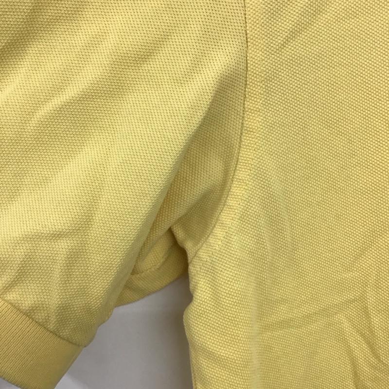 ブルックスブラザーズ BROOKS BROTHERS ポロシャツ 半袖 半袖 L ロゴ、文字 黄 / イエロー /  メンズ USED 古着 中古 10150048