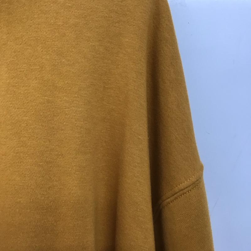 ギャップ GAP トレーナー 長袖 長袖トレーナー スウェット ジップアップネック プルオーバー XL ロゴ、文字 橙 / オレンジ /  メンズ USED 古着 中古 10150050