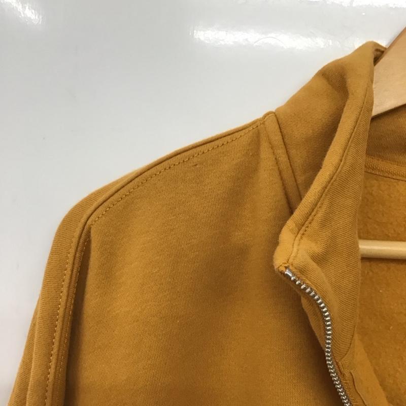 ギャップ GAP トレーナー 長袖 長袖トレーナー スウェット ジップアップネック プルオーバー XL ロゴ、文字 橙 / オレンジ /  メンズ USED 古着 中古 10150050
