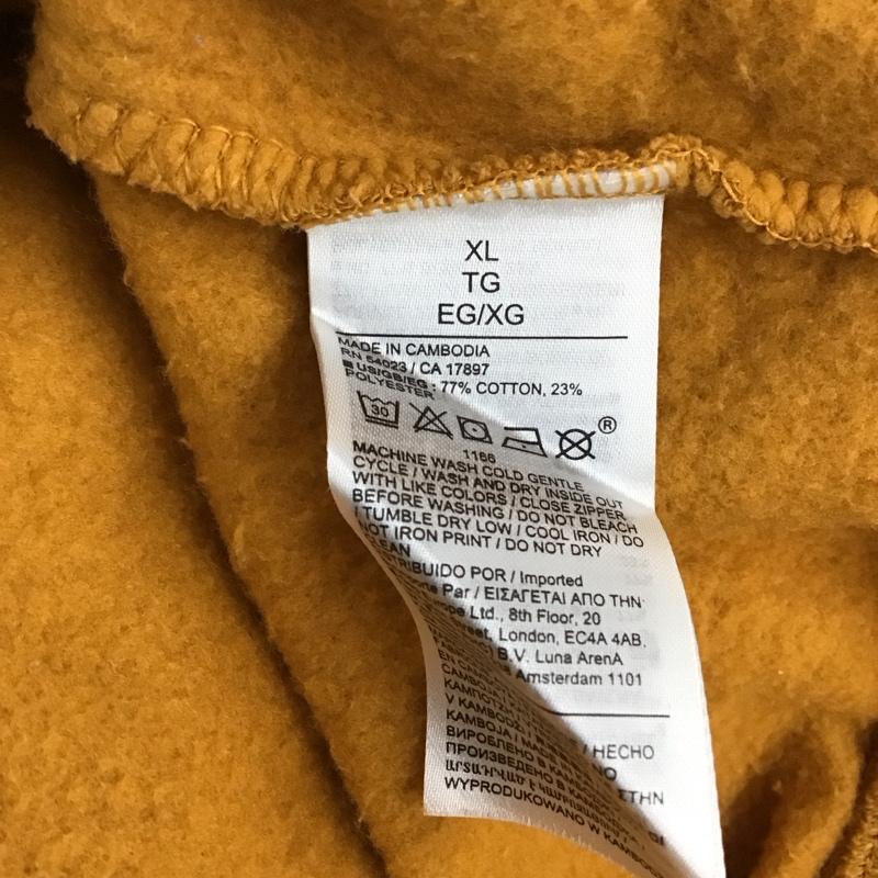 ギャップ GAP トレーナー 長袖 長袖トレーナー スウェット ジップアップネック プルオーバー XL ロゴ、文字 橙 / オレンジ /  メンズ USED 古着 中古 10150050