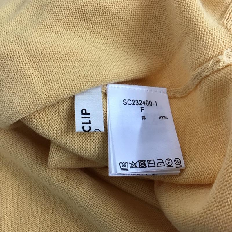 スタディオクリップ studio CLIP ニット、セーター 長袖 タグ付 FREE 無地 橙 / オレンジ /  レディース USED 古着 中古 10150052