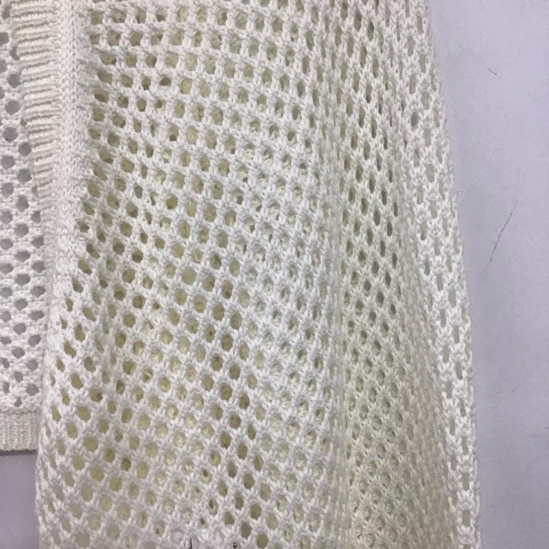 アルシーヴ archives カーディガン 長袖 M 無地 白 / ホワイト /  レディース USED 古着 中古 10150057
