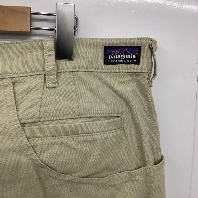 パタゴニア patagonia パンツ ショートパンツ デニムパンツ ショートパンツ ハーフパンツ 38 ロゴ、文字 アイボリー / アイボリー /  メンズ USED 古着 中古 10150060