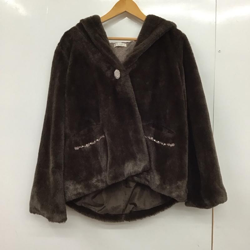 アクシーズファム axes femme コート コート一般 td443x03 M 無地 茶 / ブラウン /  レディース USED 古着 中古 10150066