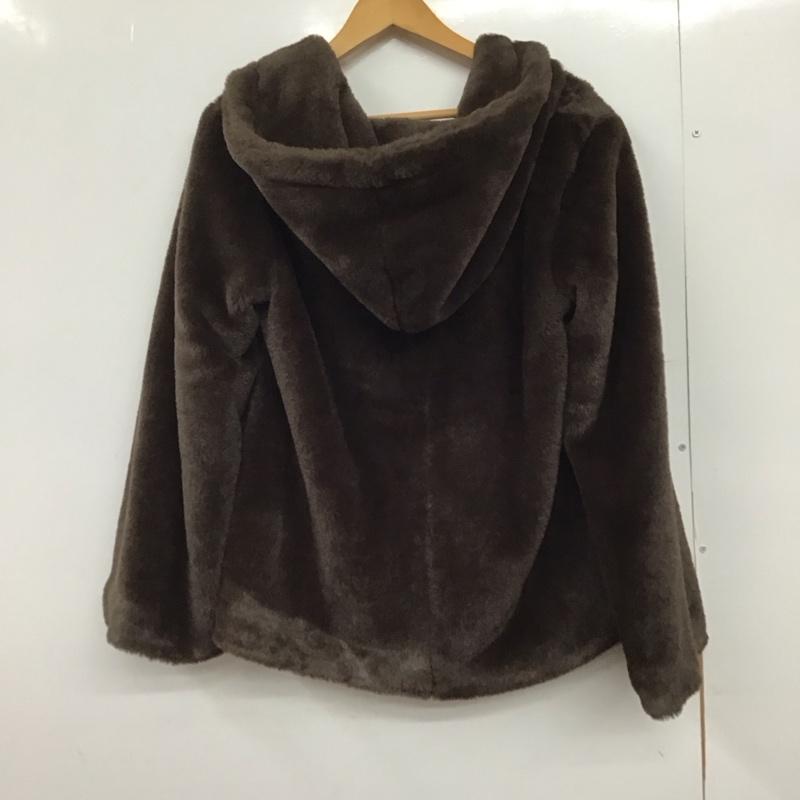 アクシーズファム axes femme コート コート一般 td443x03 M 無地 茶 / ブラウン /  レディース USED 古着 中古 10150066