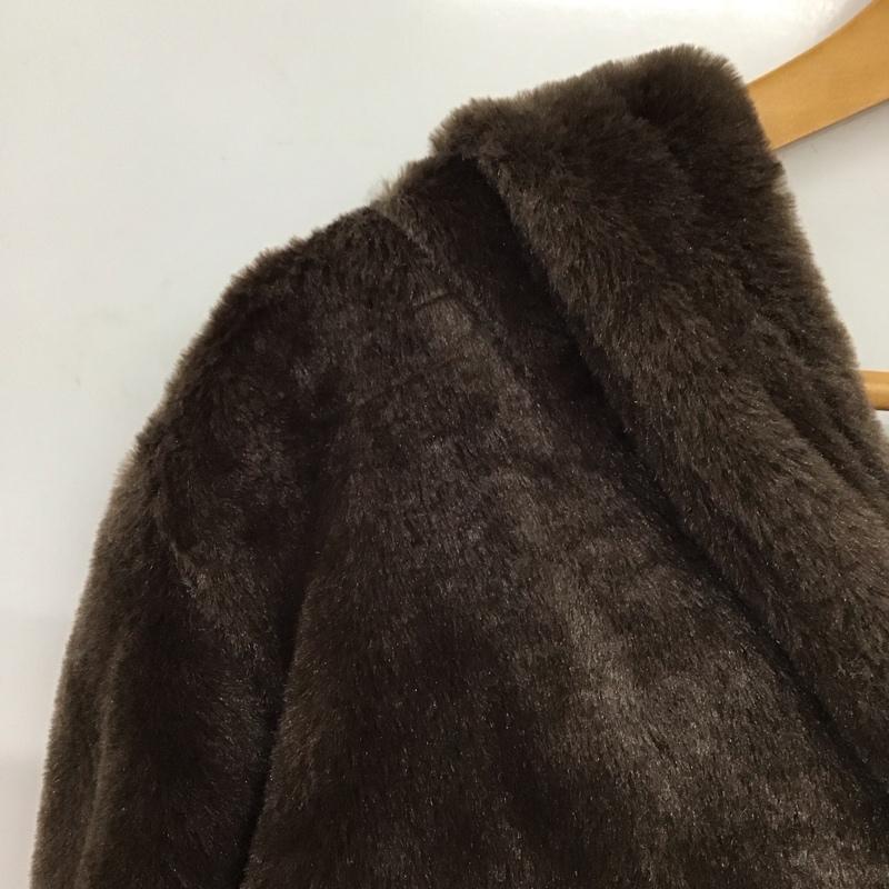 アクシーズファム axes femme コート コート一般 td443x03 M 無地 茶 / ブラウン /  レディース USED 古着 中古 10150066