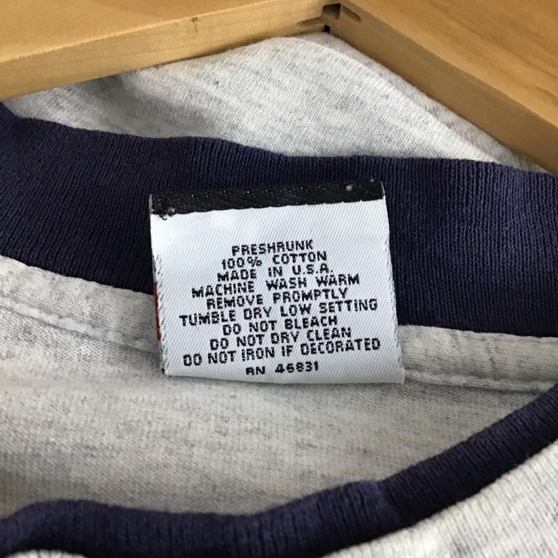 古着 USED Tシャツ 半袖 半袖カットソー プリントTシャツ クルーネックカットソー signalsport L 無地 灰 / グレー /  メンズ USED 古着 中古 10150071