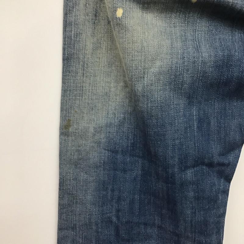 レイン Reign パンツ デニム、ジーンズ デニムパンツ スリムパンツ カジュアルパンツ ストレッチパンツ 29インチ ダメージ加工 インディゴ / インディゴ /  メンズ USED 古着 中古 10150087