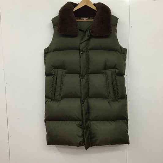 ハバーザック HAVERSACK ベスト ベスト ロングベスト ノースリーブ ダウンベスト 1 無地 カーキ / カーキ /  メンズ USED 古着 中古 10150088