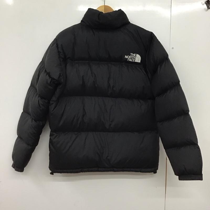 ザノースフェイス THE NORTH FACE ジャケット、上着 ジャンパー、ブルゾン nd91841 ヌプシジャケット アウター ダウンジャケット XL ロゴ、文字 黒 / ブラック /  メンズ USED 古着 中古 10150090