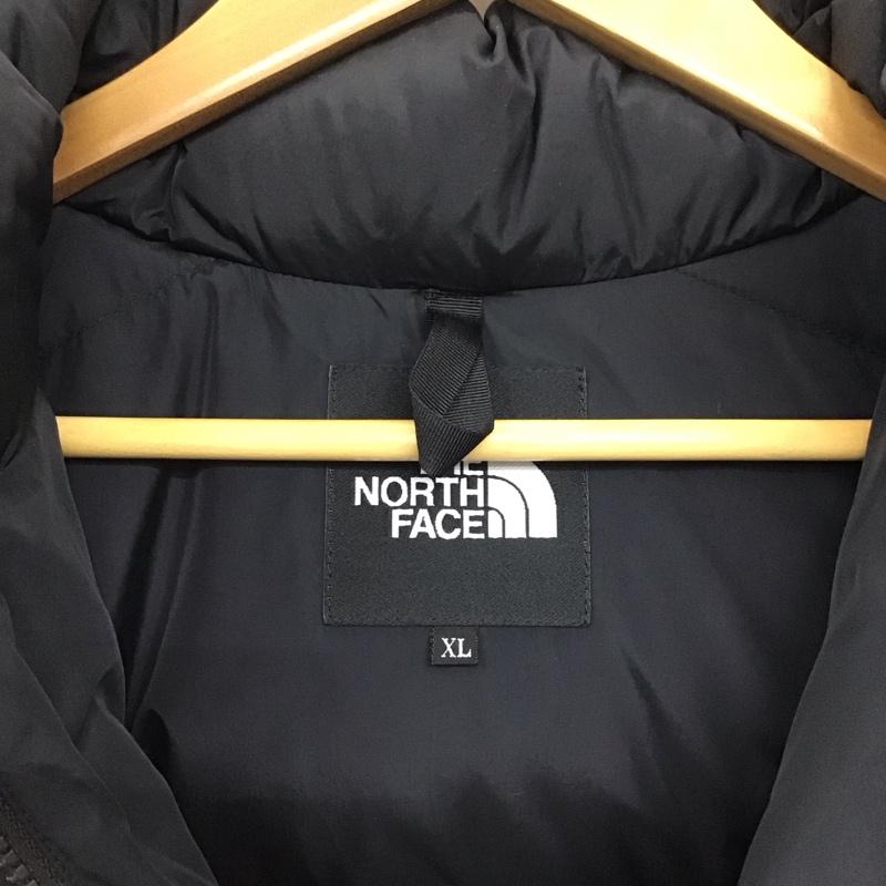 ザノースフェイス THE NORTH FACE ジャケット、上着 ジャンパー、ブルゾン nd91841 ヌプシジャケット アウター ダウンジャケット XL ロゴ、文字 黒 / ブラック /  メンズ USED 古着 中古 10150090