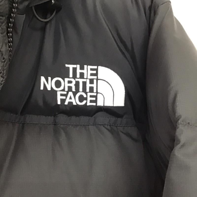 ザノースフェイス THE NORTH FACE ジャケット、上着 ジャンパー、ブルゾン nd91841 ヌプシジャケット アウター ダウンジャケット XL ロゴ、文字 黒 / ブラック /  メンズ USED 古着 中古 10150090
