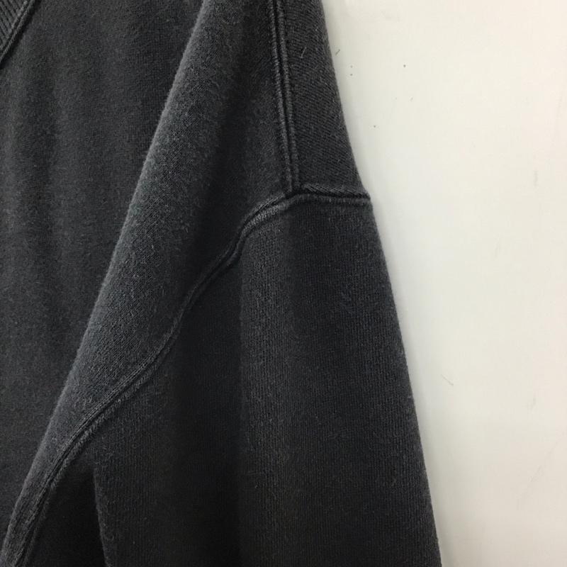 チャンピオン Champion トレーナー 長袖 長袖トレーナー スウェット クルーネック プルオーバー L ロゴ、文字 ダークグレー / ダークグレー /  メンズ USED 古着 中古 10150106