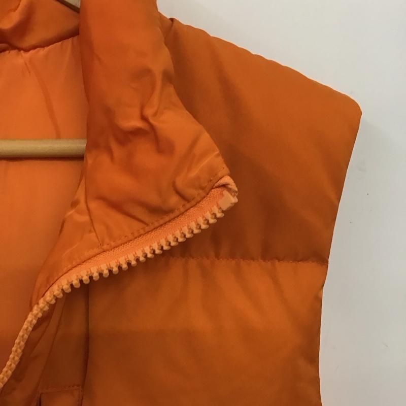 ギャップ GAP ベスト ベスト ジップアップベスト ノースリーブカットソー アウター ダウンベスト M 無地 橙 / オレンジ /  メンズ USED 古着 中古 10150110