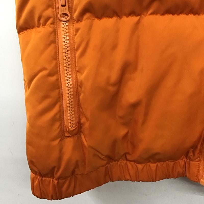ギャップ GAP ベスト ベスト ジップアップベスト ノースリーブカットソー アウター ダウンベスト M 無地 橙 / オレンジ /  メンズ USED 古着 中古 10150110