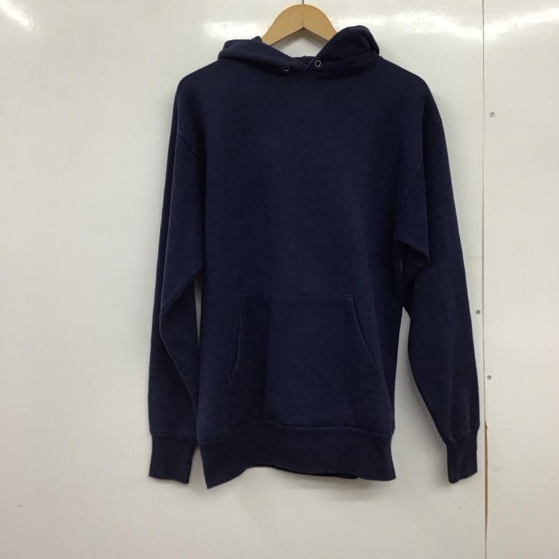古着 USED パーカー 長袖 長袖パーカー プルオーバーパーカー 80s medallion ブランク usa製 L 無地 紺 / ネイビー /  メンズ USED 古着 中古 10150111