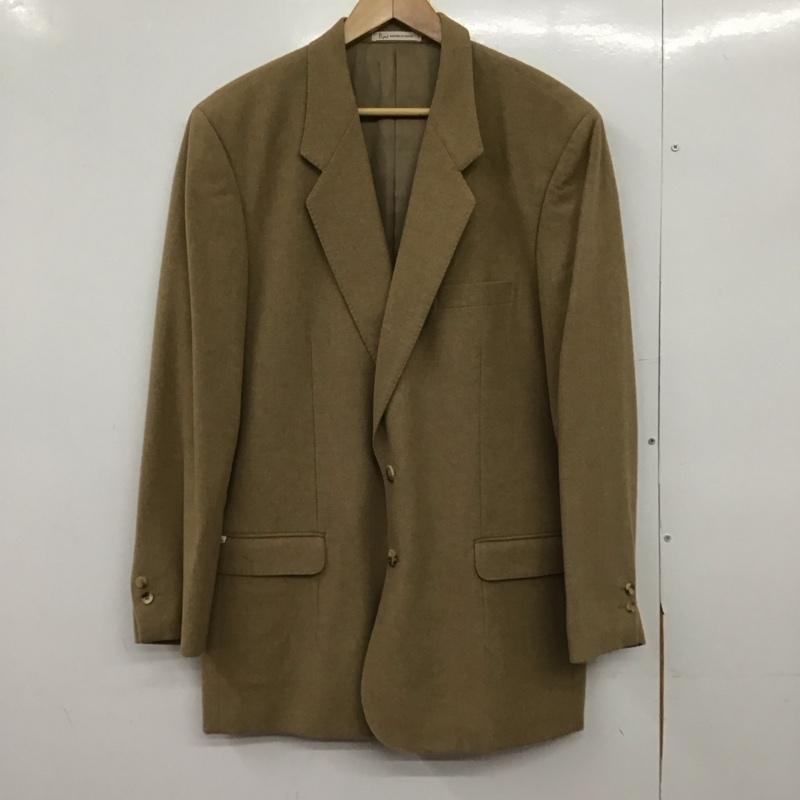 パパス PAPAS ジャケット、上着 ジャンパー、ブルゾン カジュアルジャケット アウター カラージャケット M 無地 ベージュ / ベージュ /  メンズ USED 古着 中古 10150113