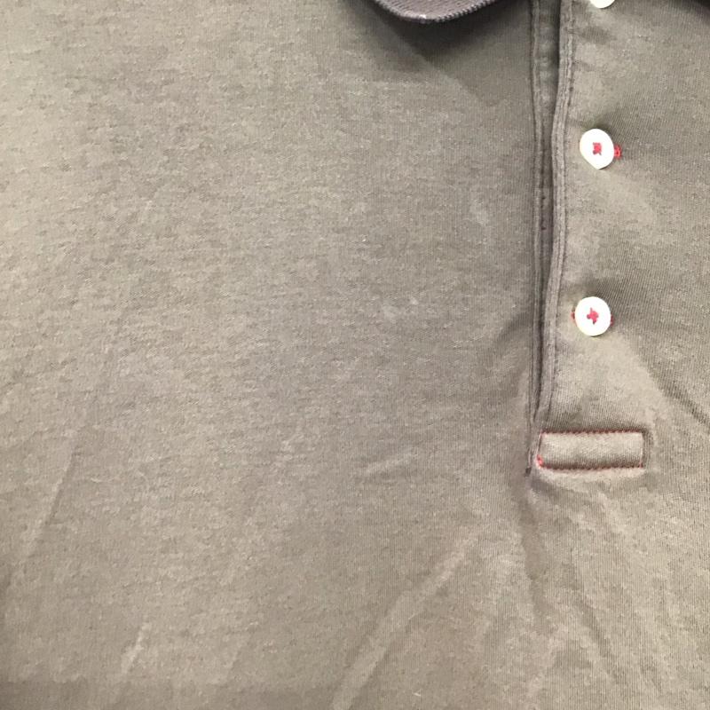 ポロラルフローレン POLO RALPH LAUREN ポロシャツ 半袖 半袖ポロシャツ カラーシャツ 半袖カットソー L ロゴ、文字 茶 / ブラウン /  メンズ USED 古着 中古 10150115