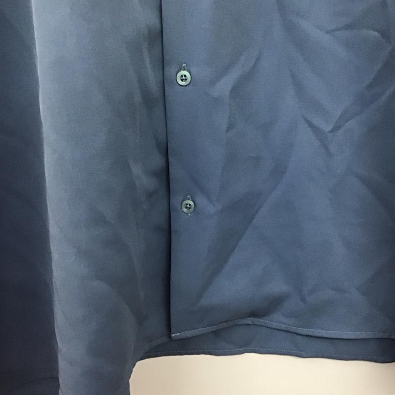 チャオパニック CIAOPANIC シャツ、ブラウス 半袖 半袖シャツ 刺繍シャツ ポケットシャツ L ロゴ、文字 水色 / ライトブルー /  メンズ USED 古着 中古 10150123