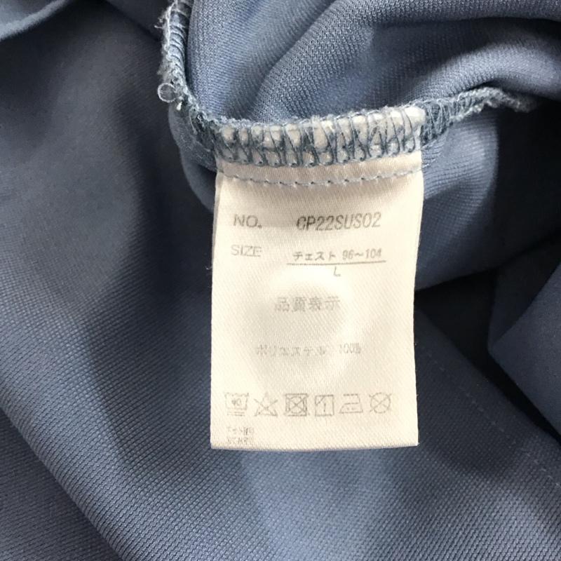 チャオパニック CIAOPANIC シャツ、ブラウス 半袖 半袖シャツ 刺繍シャツ ポケットシャツ L ロゴ、文字 水色 / ライトブルー /  メンズ USED 古着 中古 10150123