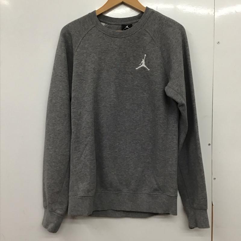 エアジョーダン AIR JORDAN トレーナー 長袖 823068-091 長袖トレーナー スウェット S ロゴ、文字 灰 / グレー /  メンズ USED 古着 中古 10150130