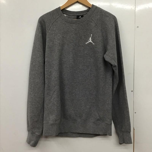 エアジョーダン AIR JORDAN トレーナー 長袖 823068-091 長袖トレーナー スウェット S ロゴ、文字 灰 / グレー /  メンズ USED 古着 中古 10150130