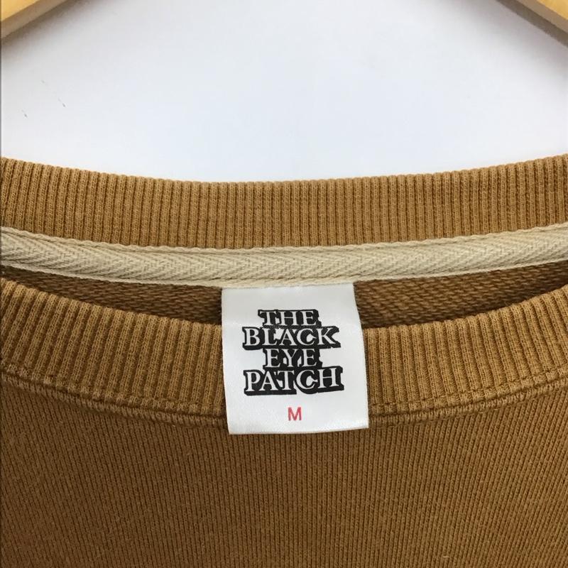 ブラックアイパッチ BlackEyePatch トレーナー 長袖 長袖トレーナー スウェット クルーネック プルオーバー M ロゴ、文字 ベージュ / ベージュ /  メンズ USED 古着 中古 10150131