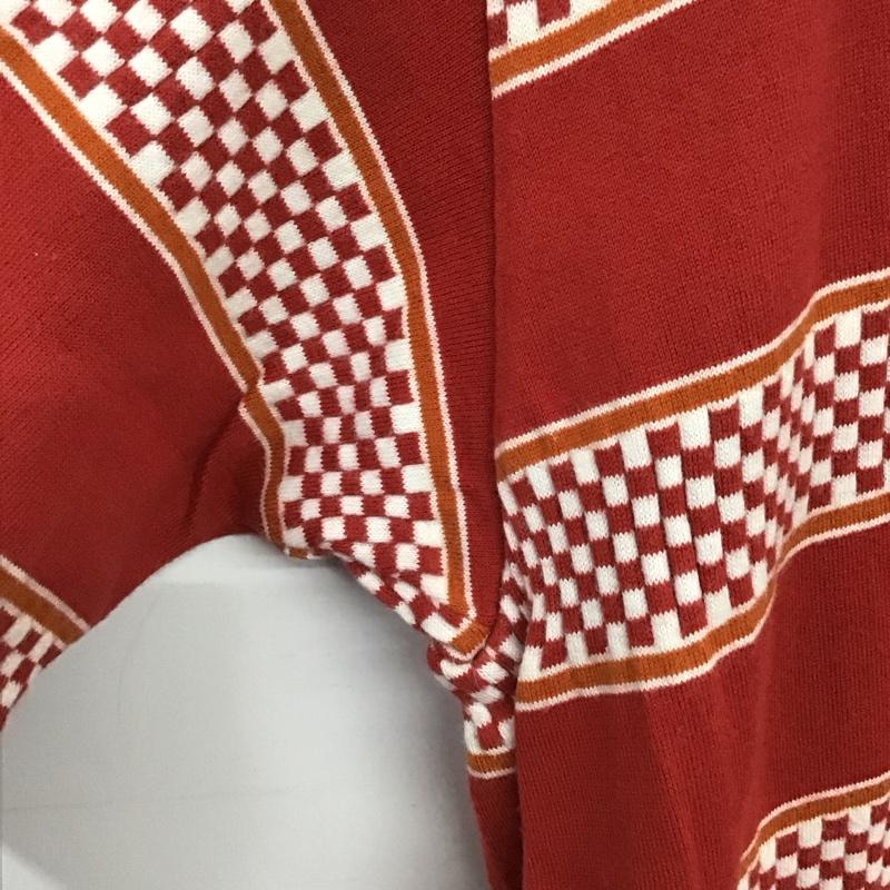 クーティー COOTIE Tシャツ 半袖 半袖カットソー プリントTシャツ クルーネックカットソー L プリント 赤 / レッド /  メンズ USED 古着 中古 10150135